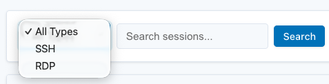 Opaflix simple text search across all session fields