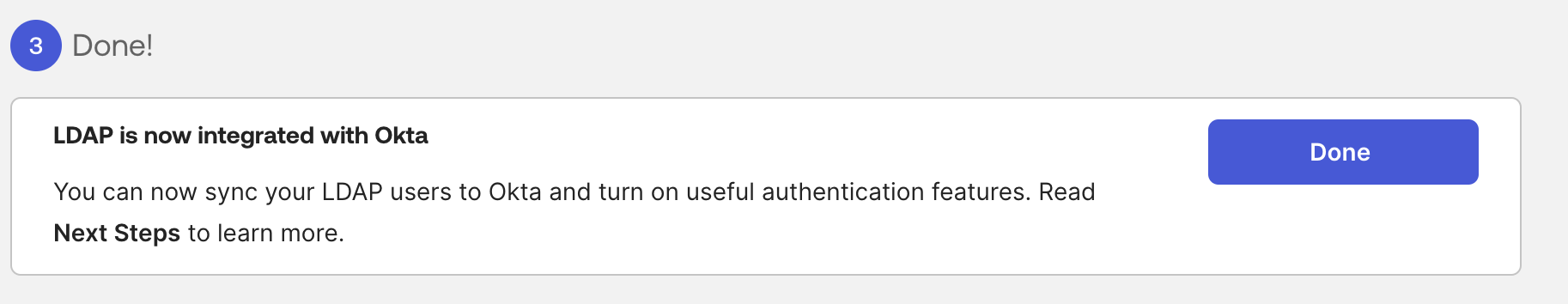 Okta LDAP Configuration Done