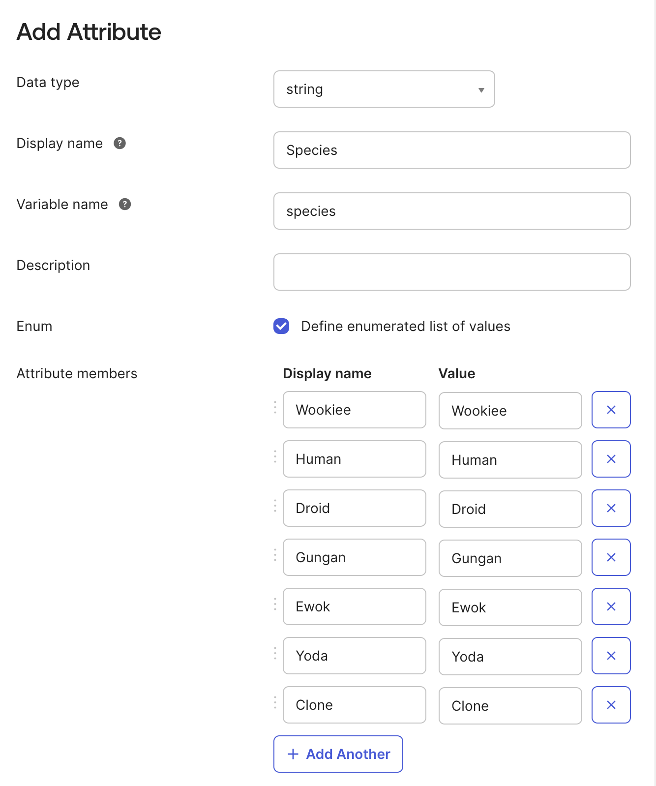 Custom Attribute Mapping